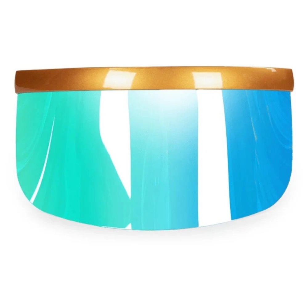 Tipsy Elves Million Dollar Baby Visor Ice Blue NWT
